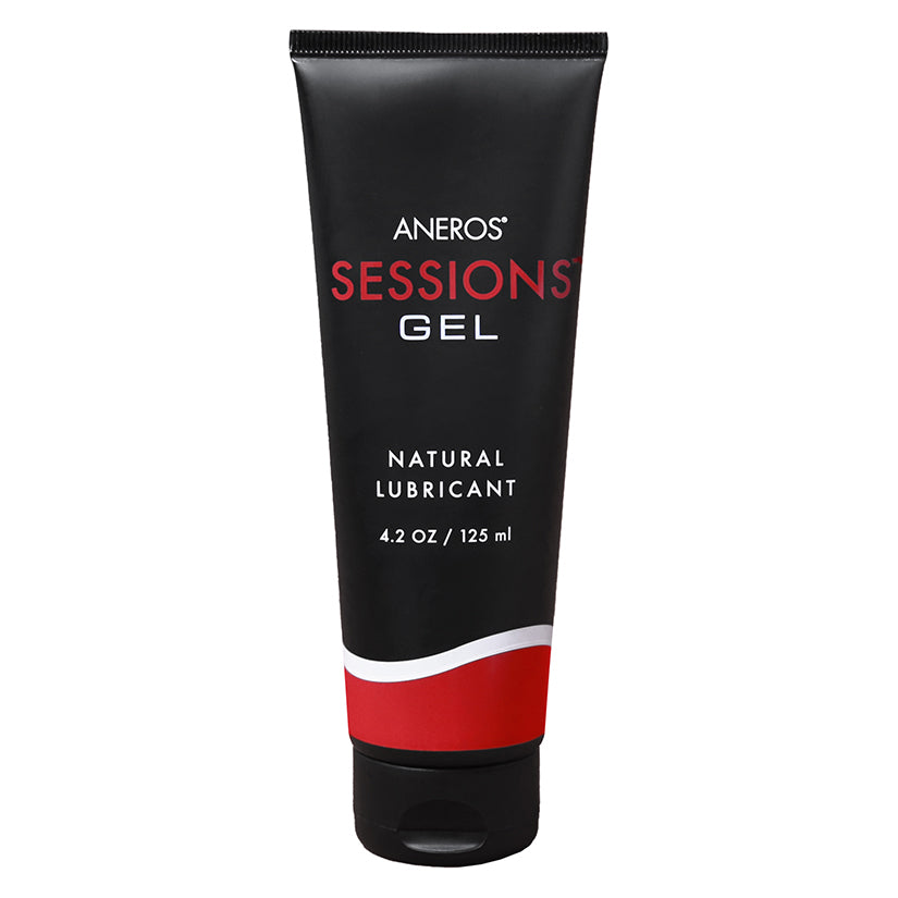 Aneros Sessions Gel Natural Lubricant 4.2oz | Silky Water-Based Formula for Intimate Wellness