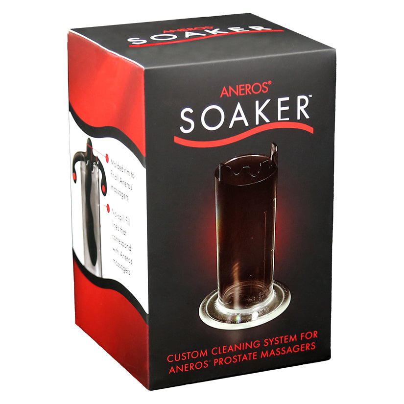 Aneros Soaker prostate massager with ergonomic shape, body-safe silicone design for targeted p-spot stimulation