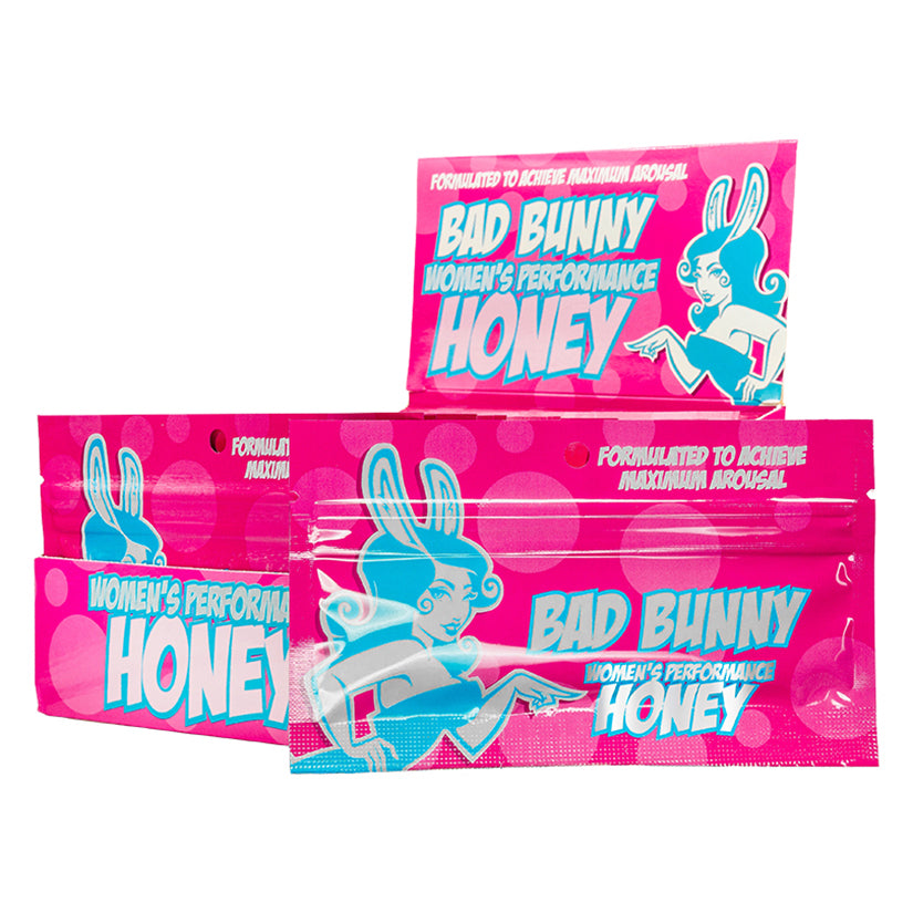 Bad Bunny Female Honey – Natural Female Libido & Energy Honey (Display of 24)