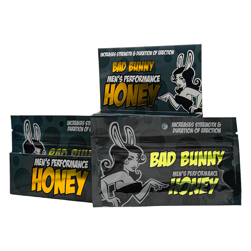 Bad Bunny Male Honey – Natural Male Enhancement Energy Honey (Display of 24)