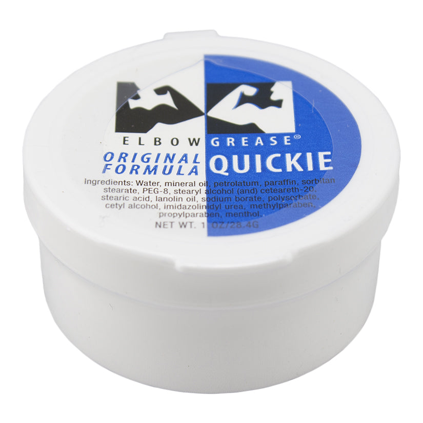 Elbow Grease Original Cream Jar Quickie, thick classic cream lubricant in small jar