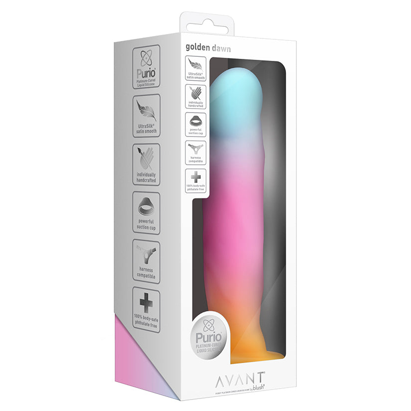 Avant Golden Dawn | G-Spot & P-Spot Dildo in Premium UltraSilk® Silicone