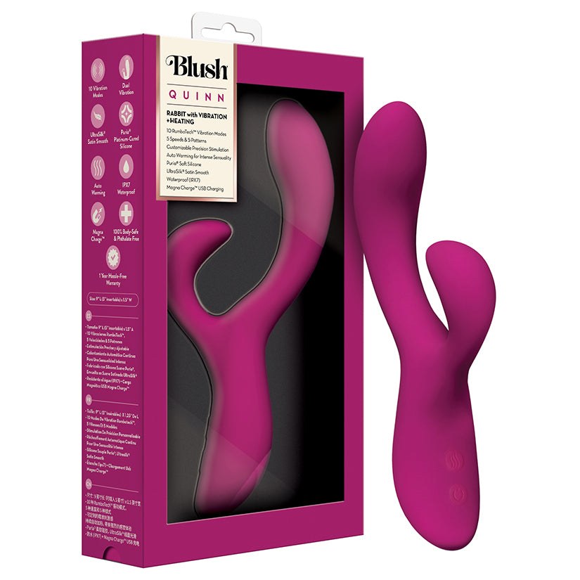 Blush Collection Quinn Burgandy | Enhance Wellness & Pleasure – Shop Now