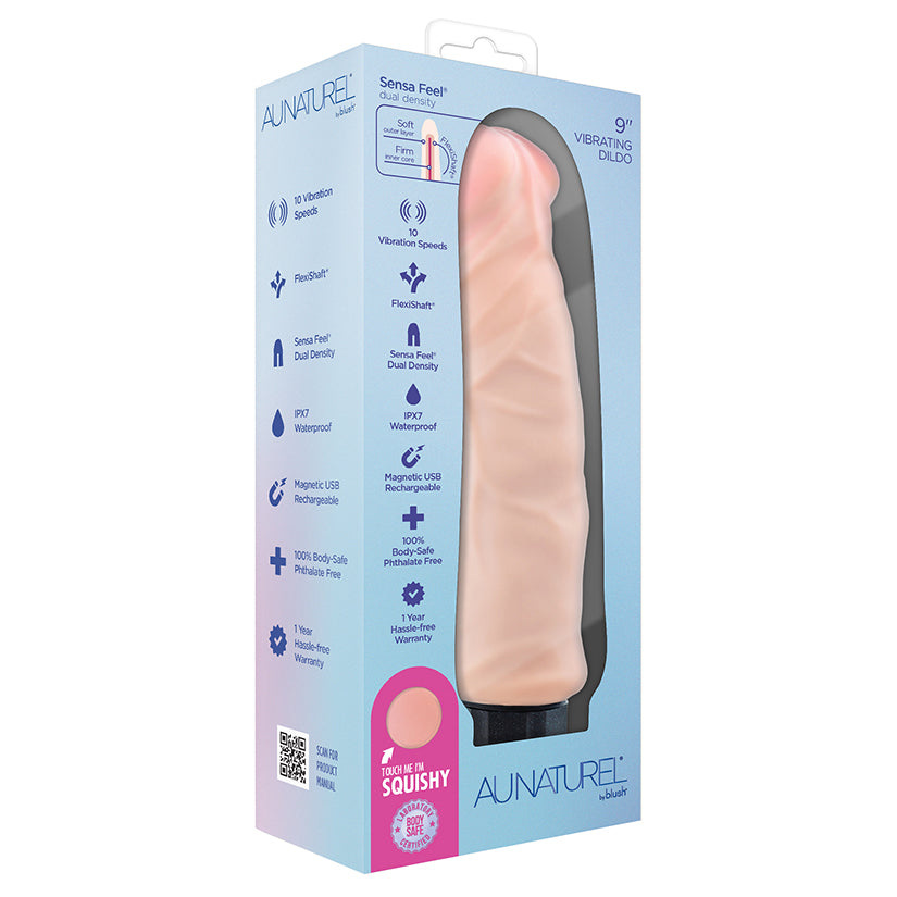 Au Naturel Big Easy – 10″ Realistic Dual-Density Dildo | Flexible & Immersive