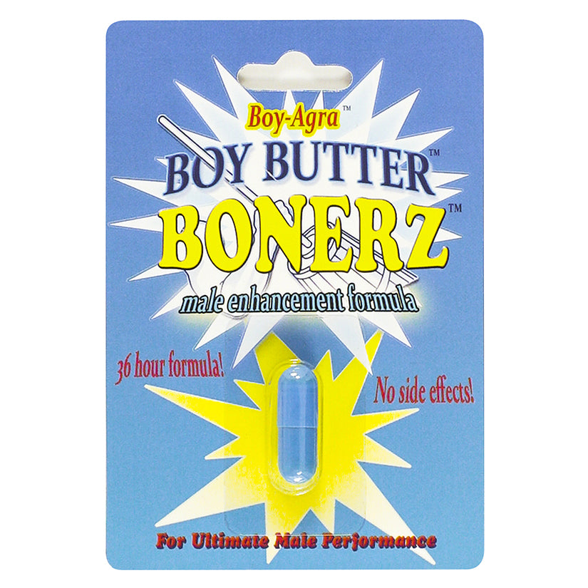 Boy Butter Bonerz Boy Agra single pack herbal male performance capsule