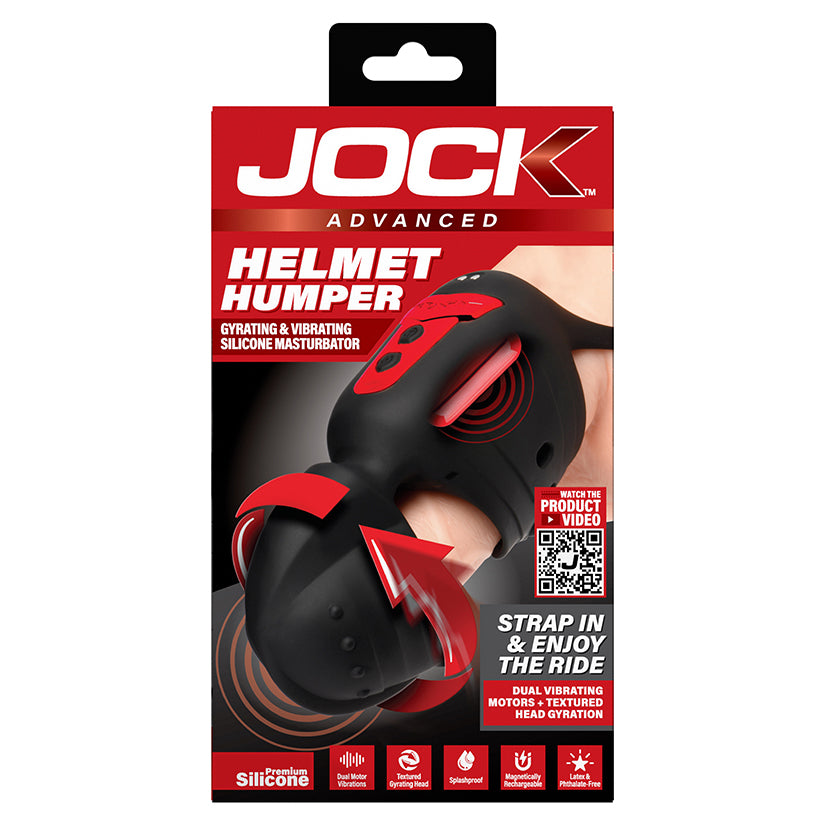 Jock Advanced Helmet Humper gyrating vibrating silicone masturbator