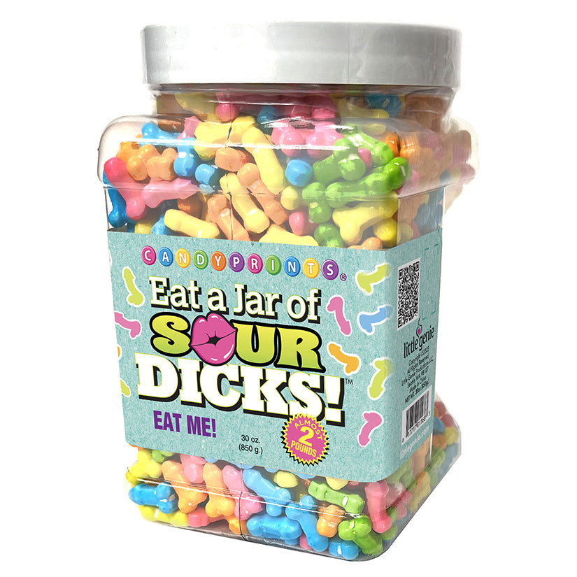 Eat A Jar of Sour Dicks – 2 lb Candy Jar | Hilarious Sour Gag Gift
