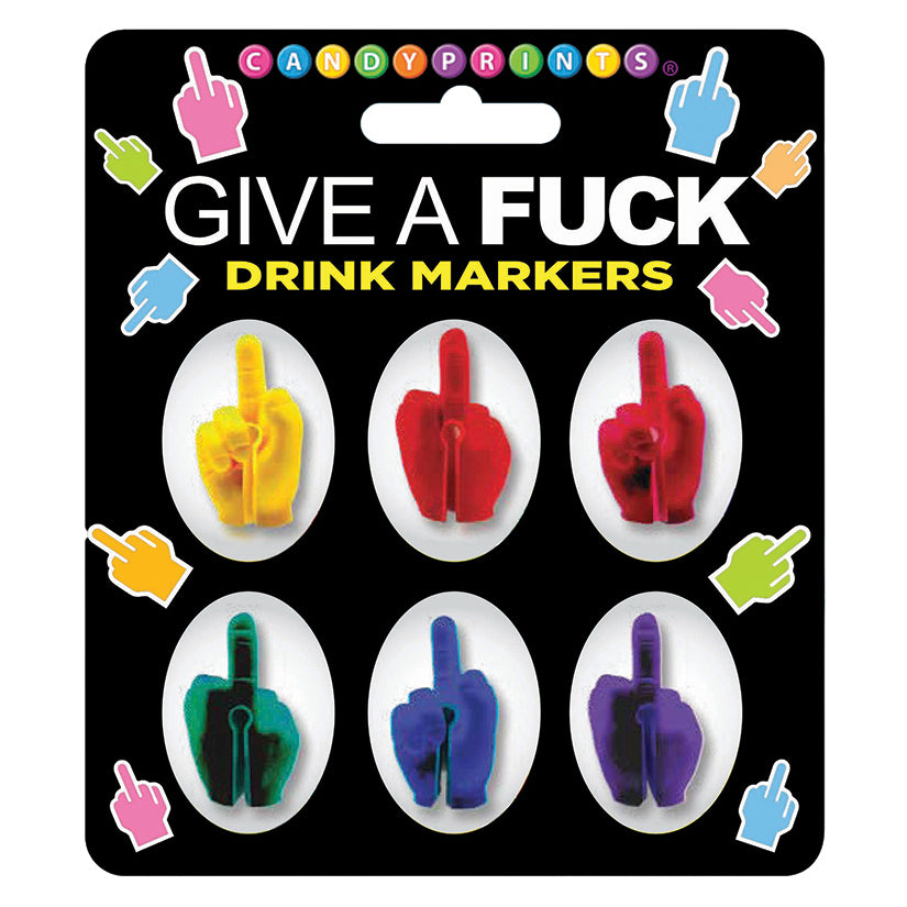 FU Finger Drink Markers – Hilarious Middle Finger Party Glass Identifiers for Adults