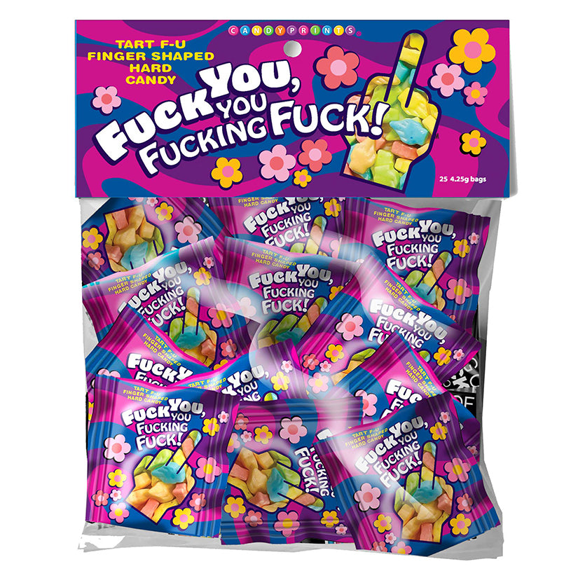 Fuck You You Fucking Fuck novelty party bag of 25, humorous adult-themed gift bags