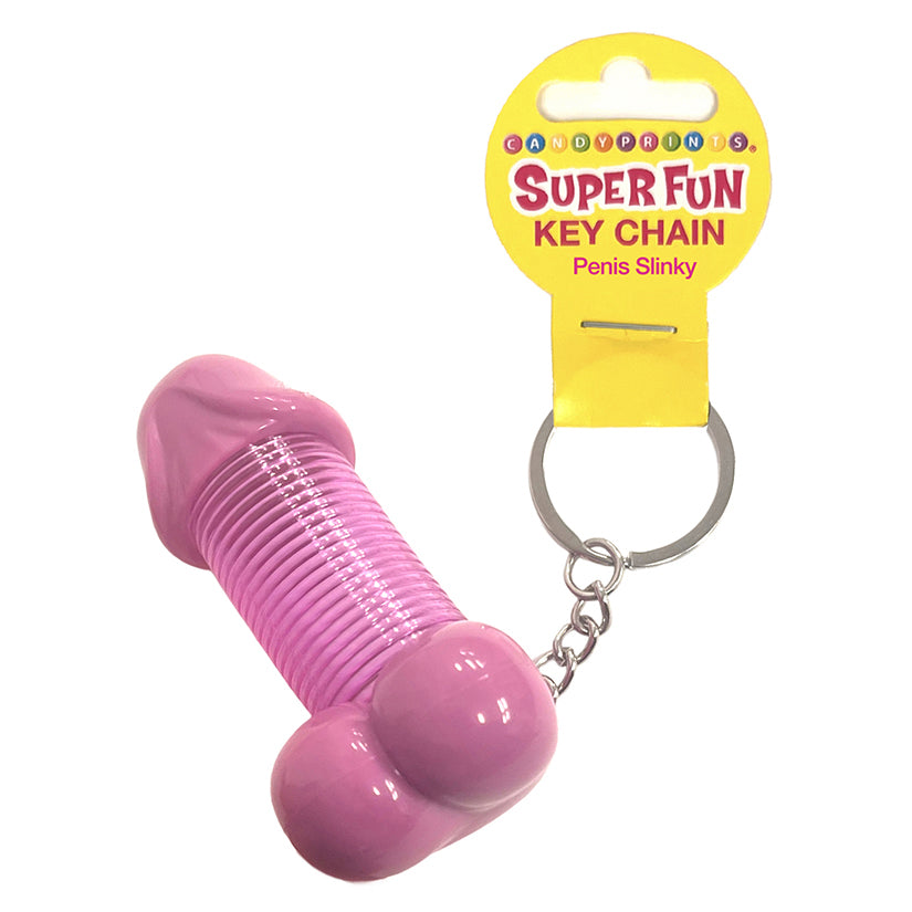 Super Fun Penis Slinky Keychain keychain