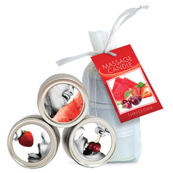 Earthly Body 4-in1 Edible Massage Candle Trio 2oz