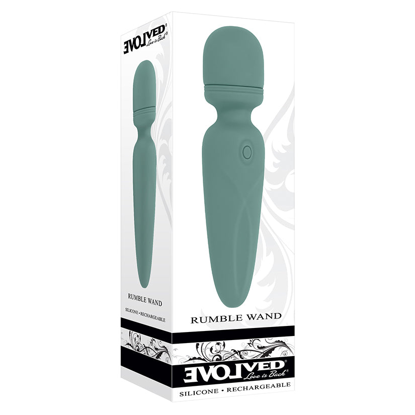 Evolved Rumble Wand – Powerful Rechargeable Vibrating Massager with Flexible Head