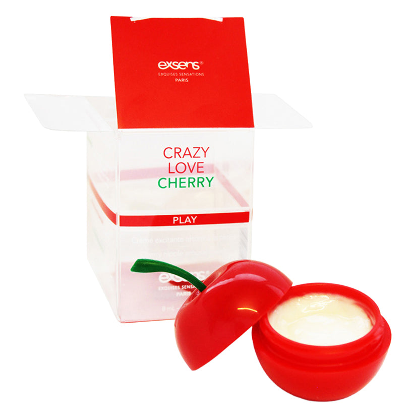 Exsens Nipple Cream Crazy Love Cherry tube, cherry flavored sensual nipple arousal cream