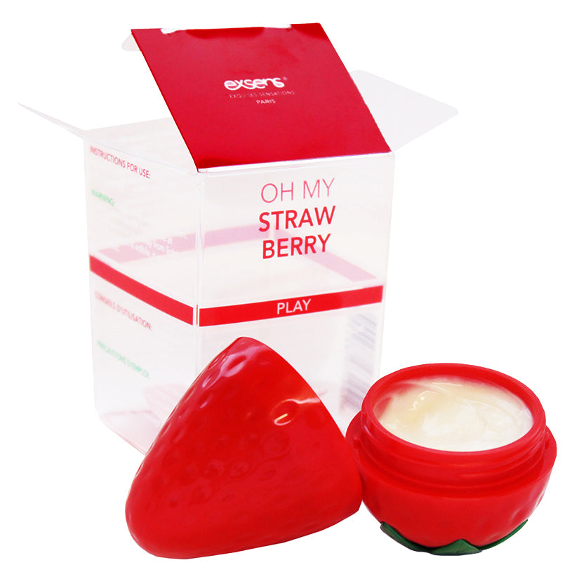 Exsens Nipple Cream Oh My Strawberry tube, strawberry flavored sensual nipple arousal cream