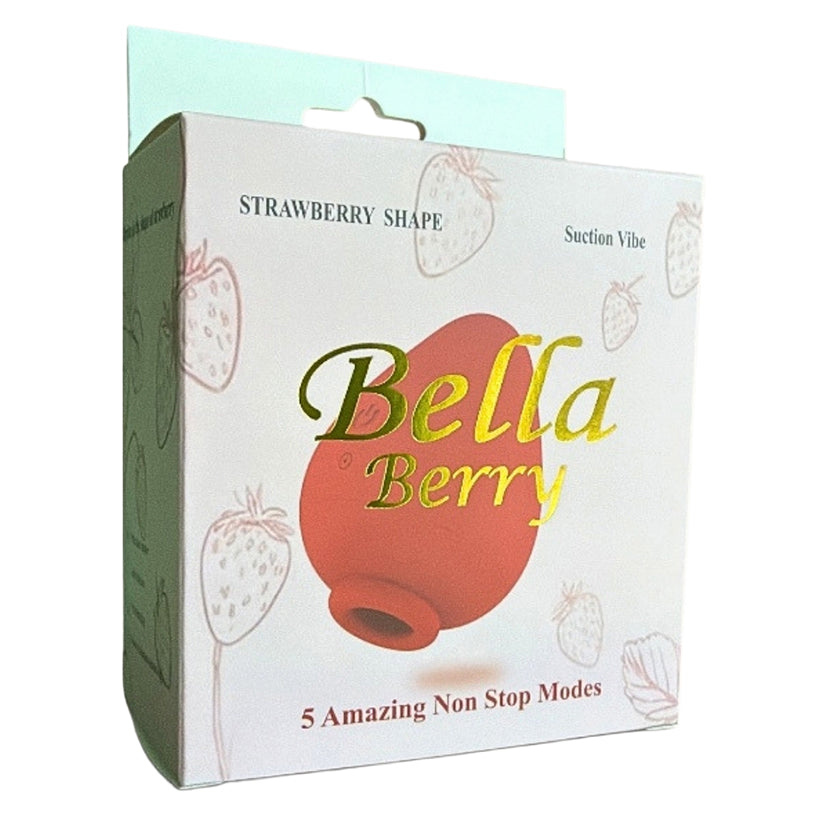 Bella Berry-Red sensual lip and cheek tint in vibrant berry red shade, shown in elegant packaging, perfect for romantic and seductive makeup looks.