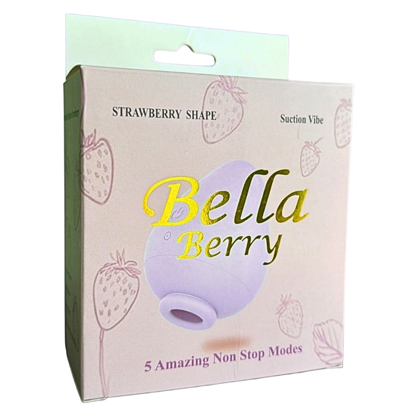 Bella Berry Purple Mini Vibrator, compact powerful clitoral pleasure toy in purple