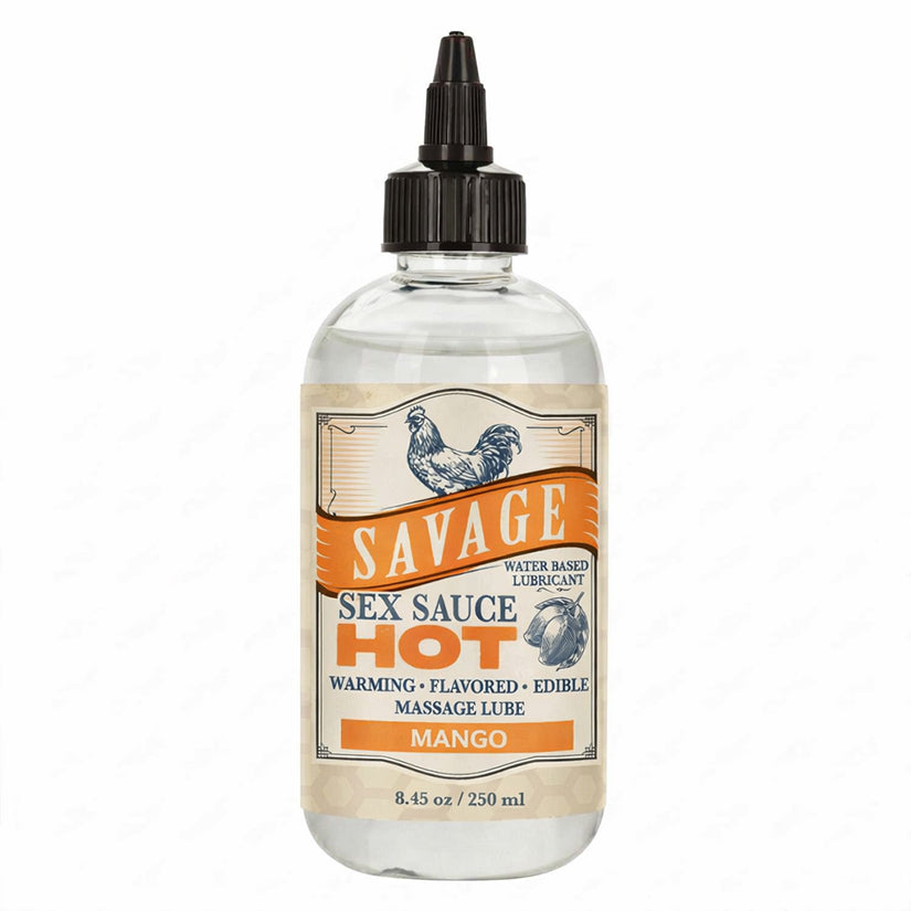 Savage Sex Sauce Hot Mango 8.45oz bottle