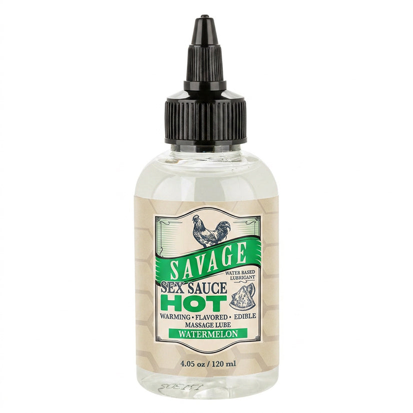 Savage Sex Sauce Hot Watermelon 4.05oz bottle