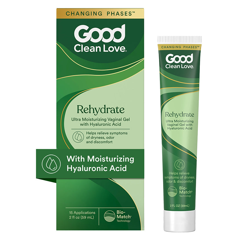 Good Clean Love Changing Phases Rehydrate Vaginal Gel 2oz, natural intimate moisturizing gel