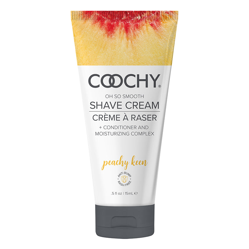 Coochy Shave Cream-Peachy Keen 0.5 fl oz | Enhance Wellness & Pleasure – Shop Now