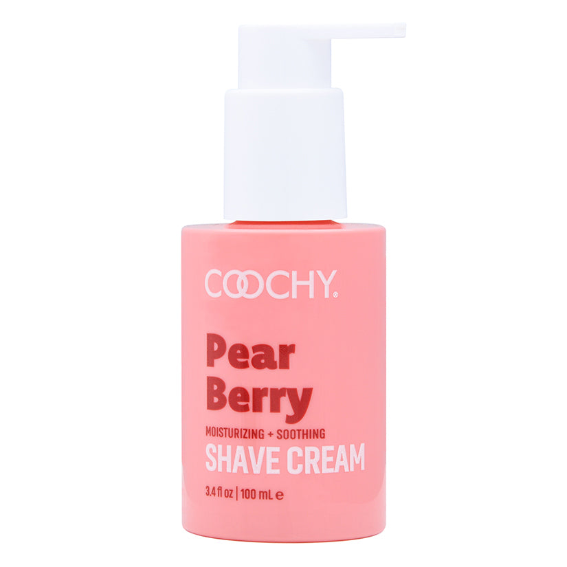 Coochy Shave Cream Pear Berry 3.4oz bottle