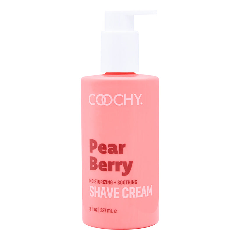 Coochy Shave Cream Pear Berry 8oz bottle