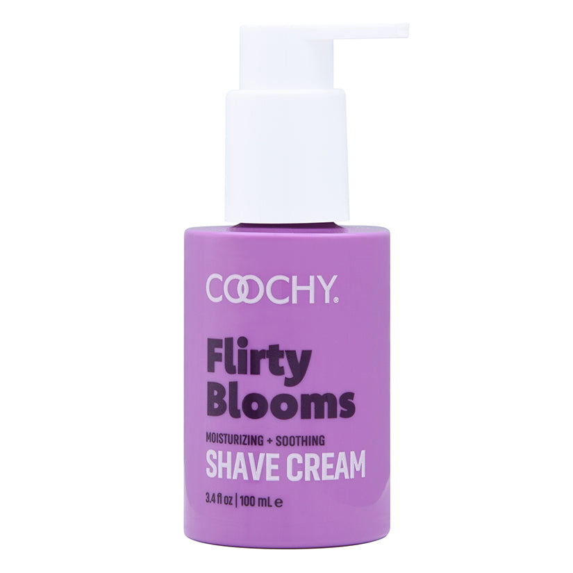 Coochy Shave Cream Flirty Blooms 3.4oz bottle