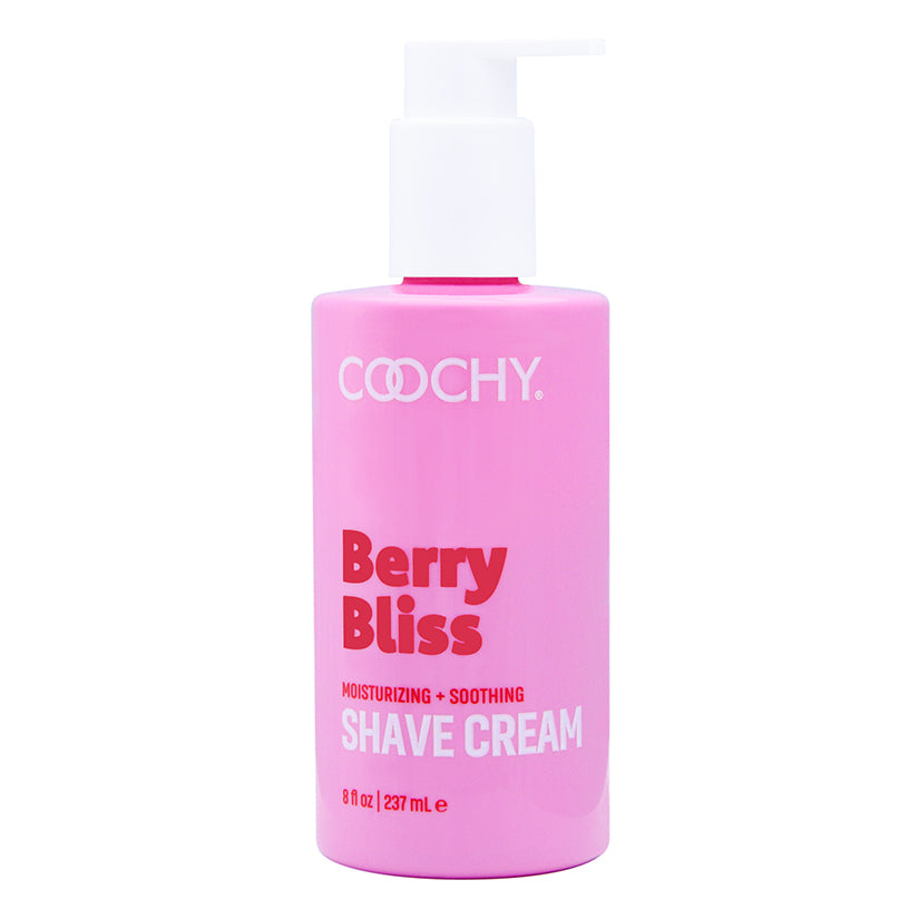 Coochy Shave Cream Berry Bliss 8oz bottle