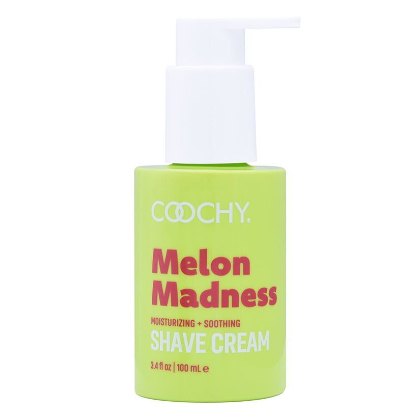 Coochy Shave Cream Melon Madness 3.4oz bottle