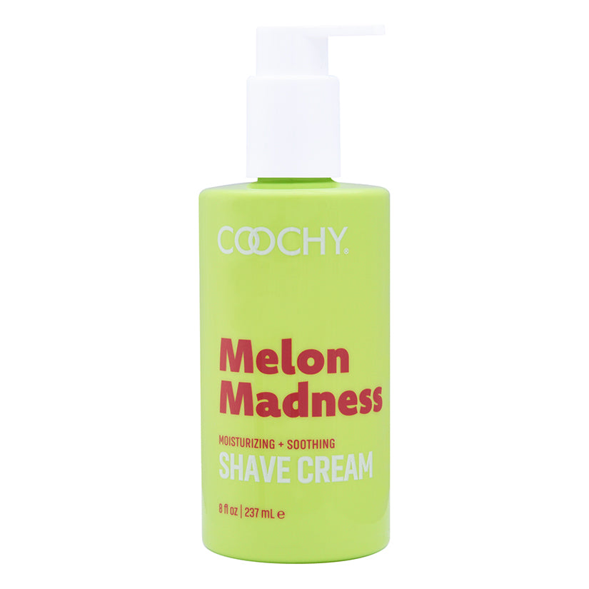 Coochy Shave Cream Melon Madness 8oz bottle