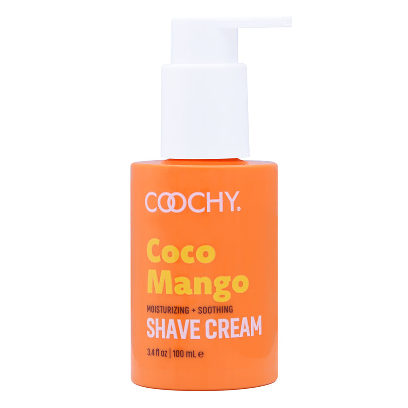 Coochy Shave Cream Coco Mango 3.4oz bottle