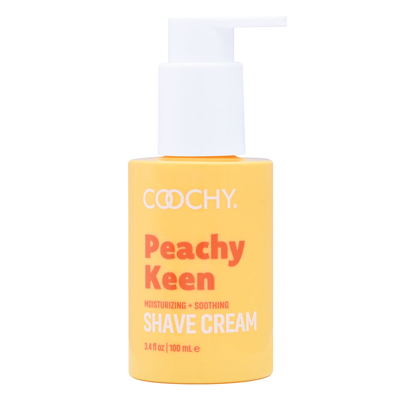 Coochy Shave Cream Peachy Keen 3.4oz bottle