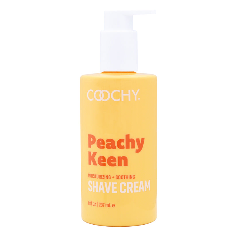 Coochy Shave Cream Peachy Keen 8oz bottle