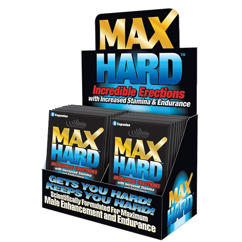 MAX Hard-2 Pill Pack 24/Display | Enhance Wellness & Pleasure – Shop Now