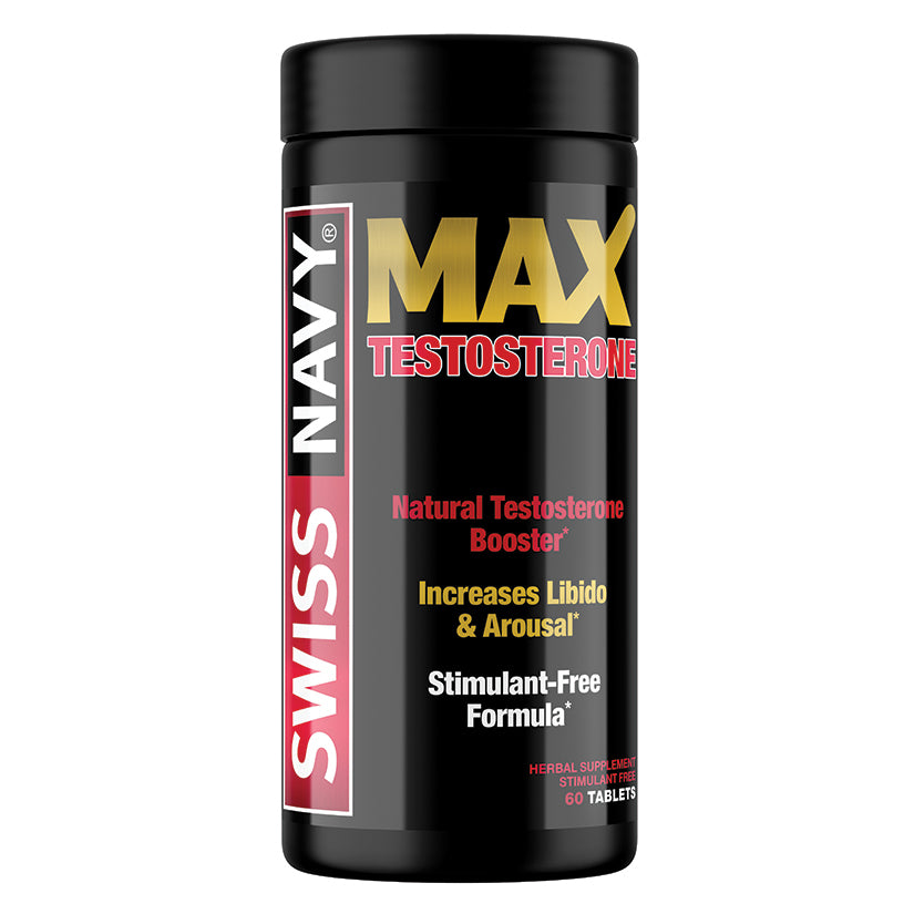 MAX Testosterone-60 Count Bottle | Enhance Wellness & Pleasure – Shop Now