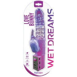 Wet Dreams Love Bunny-Purple 9.5"