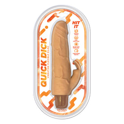 Quick Dick Hit It Dildo - Realistic 7" Silicone Cock - Lifelike Textured Shaft
