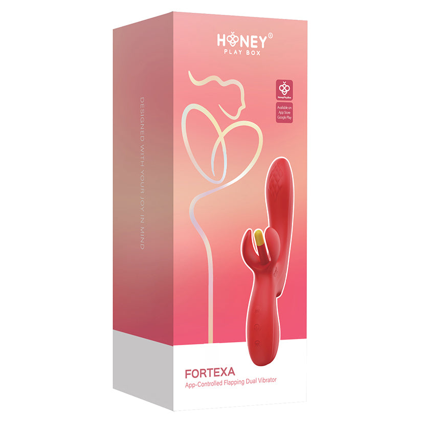 Honey Play Box Fortexa Kinky Finger Flapping Vibrator-Red | Enhance Wellness & Pleasure – Shop Now