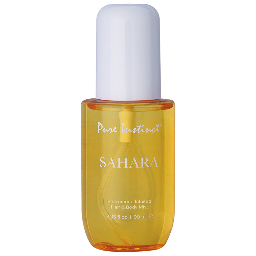 Pure Instinct Pheromone Hair & Body Mist – Sahara 3.35oz | Sensual Hydrating Spray for Hair & Skin