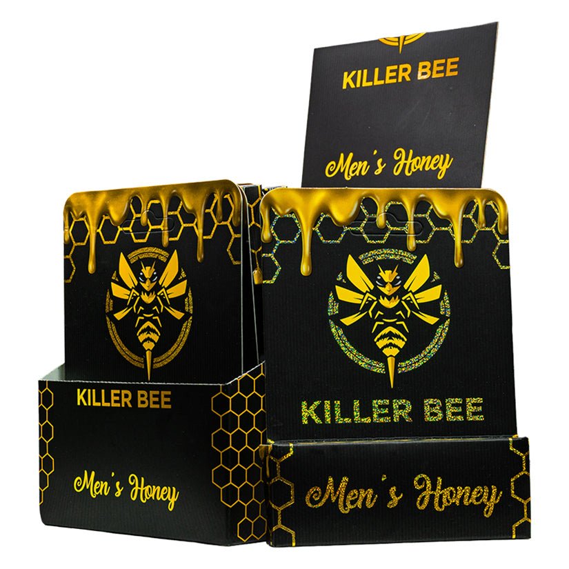 Killer Bee Male Honey – Natural Male Enhancement Energy Honey (Display of 24)