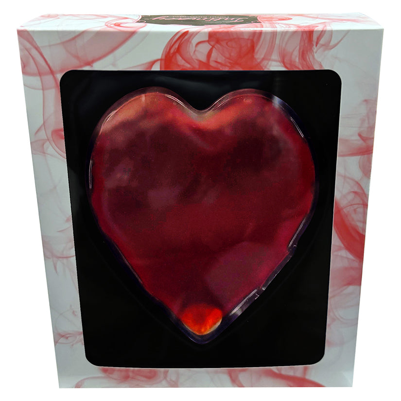 Kheper Games Intimacy Heart Massager red reusable click-heat pack