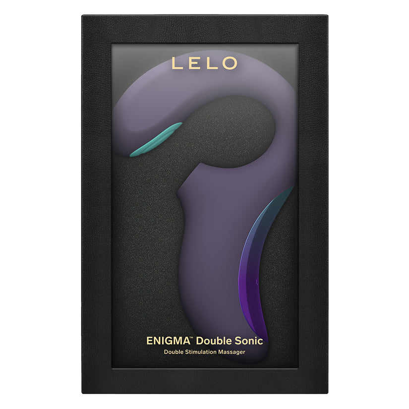 Lelo ENIGMA Double Sonic Massager – Cyber Purple Luxury Vibrator