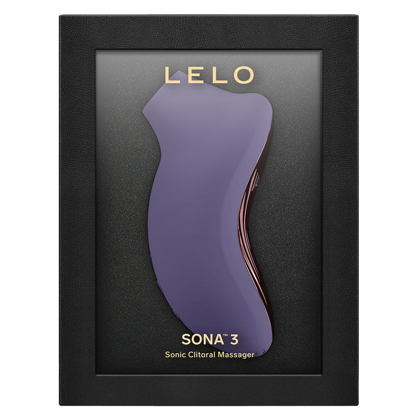 Lelo Sona 3 – Cyber Purple Sonic Clitoral Stimulator with Deep Wave Technology & 12 Pleasure Modes