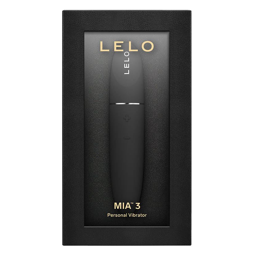 Lelo Mia 3 – Black | Sleek USB Rechargeable Lipstick Vibrator for Discreet Pleasure