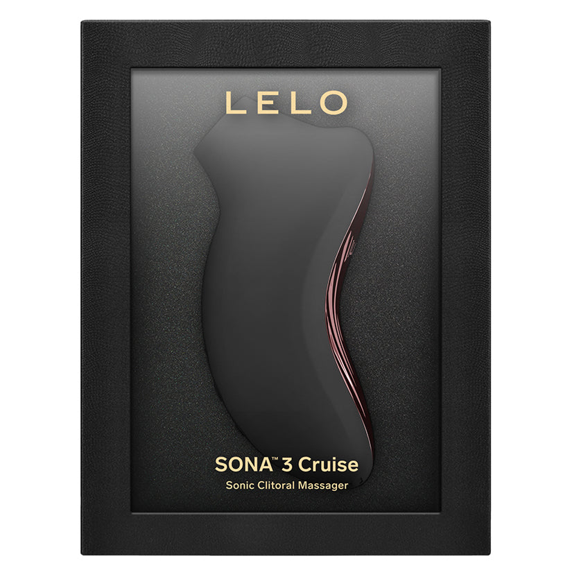 Lelo Sona 3 Cruise – Black Sonic Clitoral Stimulator with Cruise Control™ & 12 Pleasure Modes