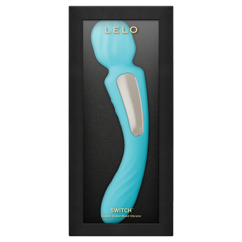 Lelo SWITCH Smart Wand – Aqua | Dual‑Ended App-Controlled Vibrator