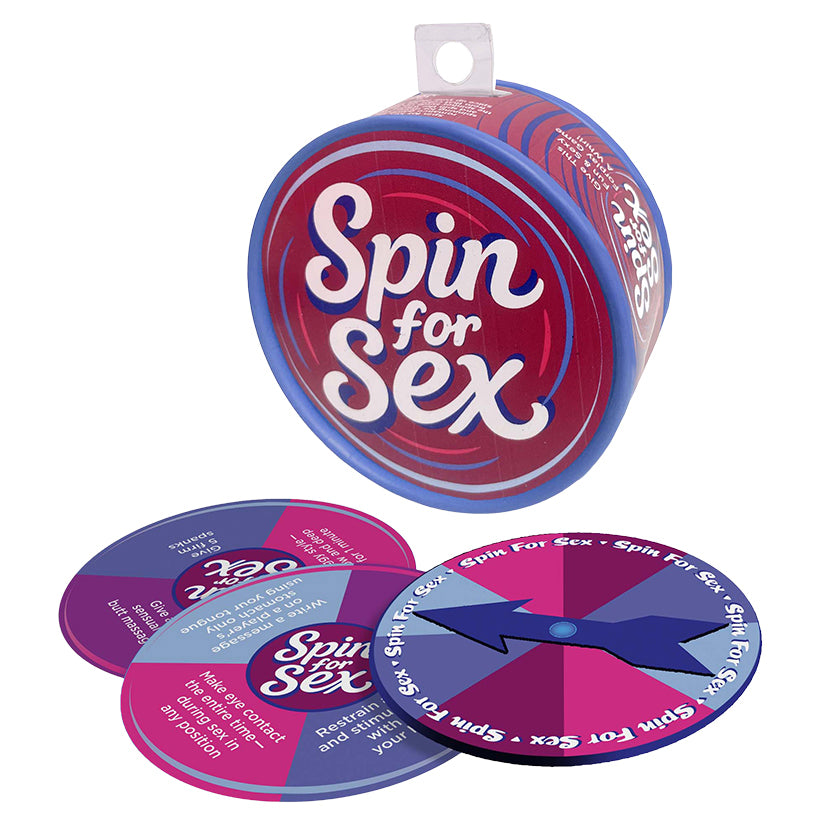 Spin For Sex couples intimacy spinner game, fun adult foreplay game for couples