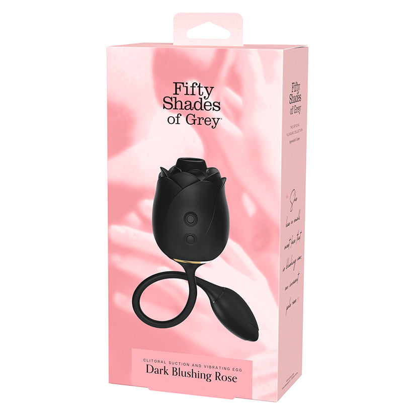 Fifty Shades of Grey Dark Blushing Rose Dual Stimulator | Official Pleasure Collection