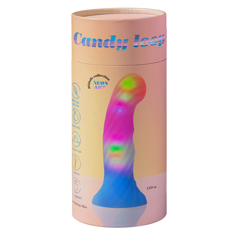 Love to Love Candy Loop LED silicone dildo