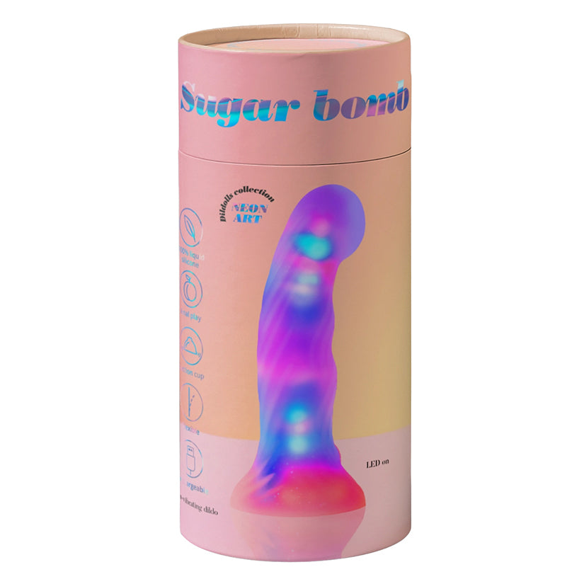 Love to Love Sugar Bomb LED silicone dildo